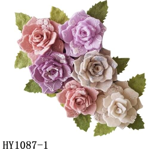 Rose flower Cutting Dies Wooden Dies Suitable for Common Die Cutting Machines on the Market HY1087