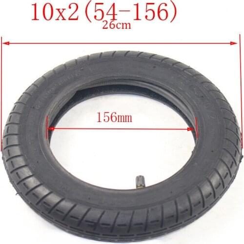 For Xiaomi Mijia M365 Electric Scooter Tire Tyre 10x2 inch Inflation Wheel Tyre Inner Tube WanDa 10x2 (54-156) Pneumatic Tyre