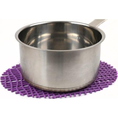 Silicone Pot Mat Non Slip Hot Pot Holder Silicone Multipurpose for Kitchen Trivet Jar Kitchen Tools Reusable Non-Stick Odorless