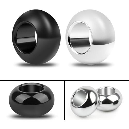 Artudatech 2PCS / 10PCS Aluminum Alloy Slider Fit 4mm Headphone Upgrade Line Splitter Silver Black Jack Plug Connector Parts