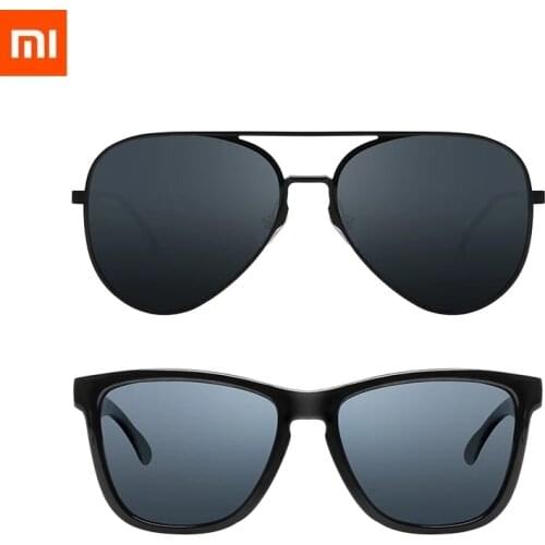 2021 Xiaomi Mijia Classic Square Sunglasses/TS Sunglass for Drive Outdoor Travel Man Woman Anti-UV Screwless Sun Glasses