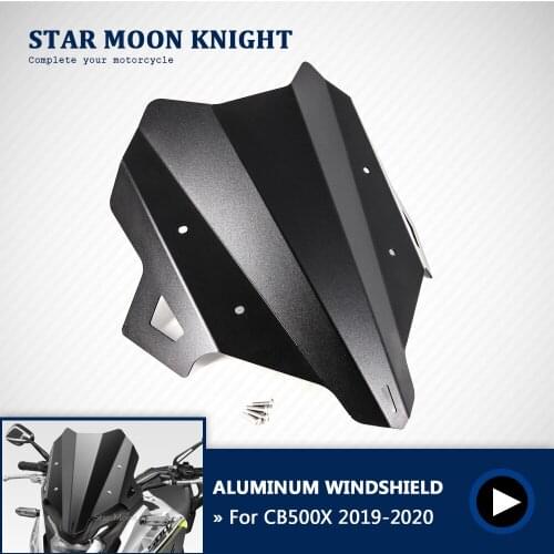 For Honda CB500X CB 500 X CB500 2019 - 2020 Motorcycle Accessories Windscreen Windshield Wind Screen Deflector Protector