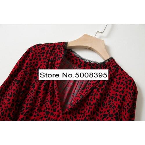 WISHBOP Leopard Blouses