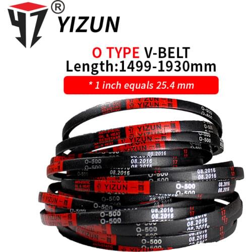 YIZUN O/Z/M Type O1499~1930mm Hard Wire Rubber Drive Inner Length Girth Industrial Transmission Agricultural Machinery V Belt
