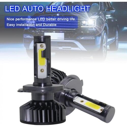 1 Pair H4 / HB2 / 9003 EV8 60W 8000LM 6500K DOB LED Car Headlight Kit Automobile Fog Lamp Hi / Lo Light Bulbs