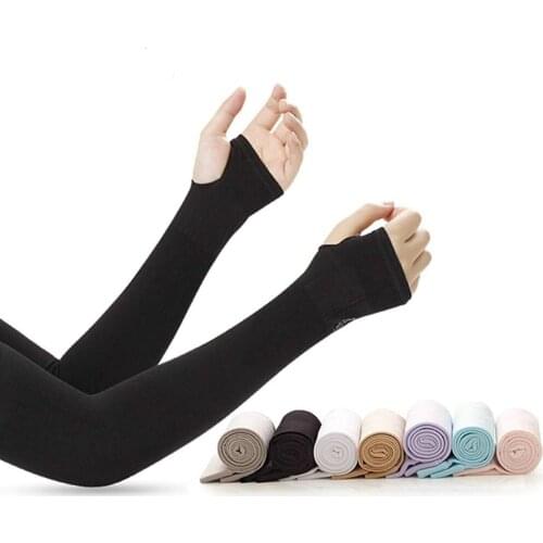 1pair Arm Sleeves Warmers Sports Sleeve Sun Protection Hand Cover Cooling Warmer Running Fishing Cycling Ski mangas para