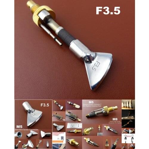 1pc F3.5 Leather Craft Electric Edge Crease Edging Creasing Machine Soldering Iron Replace Head Tip Heating Element Body Tool