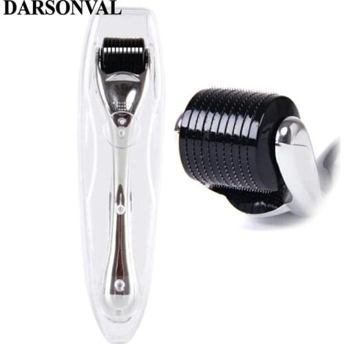 DARSONVAL DRS Silver 540 micro needles derma roller titanium mezoroller microneedle machine for skin care and body treatment