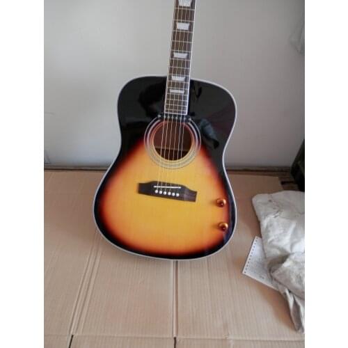 China guitar factory custom 100% New J160E VS 70th Anniversary John Acoustic guitar electric guitar 10yue5