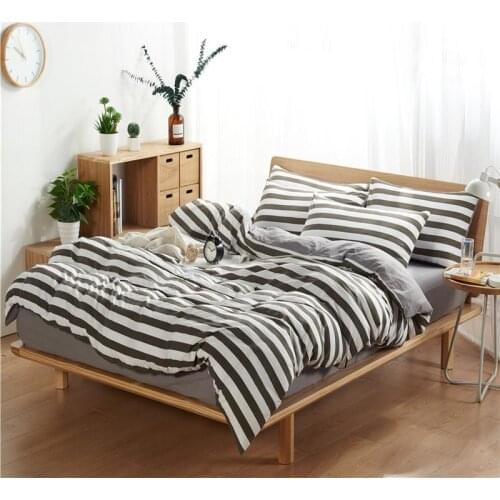 40 King Size Bedding Set Duvet Queen Cover Set Comforter Bedding Sets Stripe ADA01
