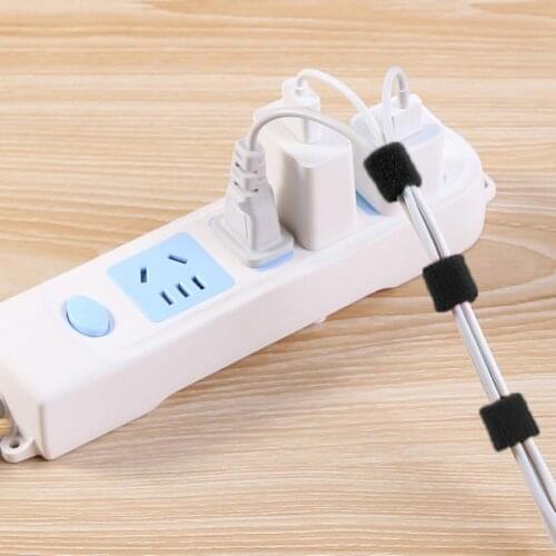 Cable Strap Convenient Portable Multi-function Self-adhesive Nylon Roll Wire Tidy Fastening Tape for Office