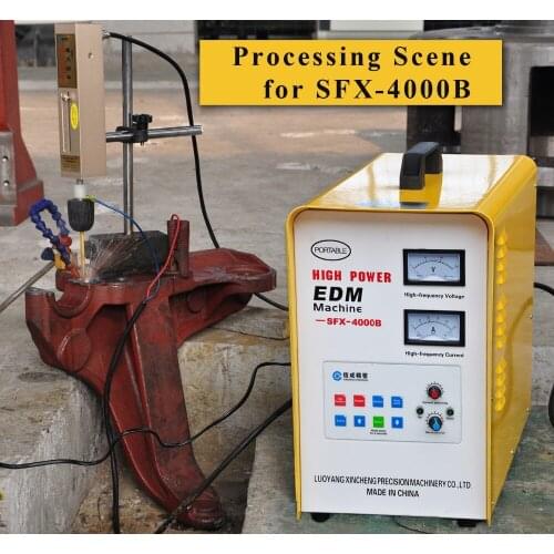 Spark erosion EDM machine tap extraction removal machine