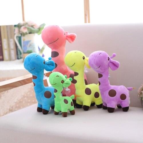 Unisex Cute Gift Plush Giraffe Soft Toy Animal Dear Doll Baby Kid Child Christmas Birthday Happy Colorful Gifts Plush Doll Toy