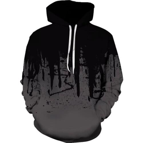 Fashion Ink painting man hoodies 3d print Sweatshirt Loose Men clothes casual Colorful hoodies men oversized hoodie cool Hoody