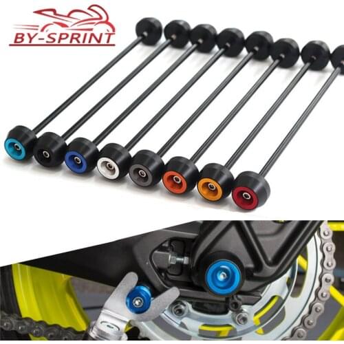 Motorcycle CNC&POM Axle Fork Wheel Protector Crash Sliders Cap Pad For KAWASAKI Z800 Z 800 2013-2018