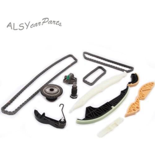 YMM 06K 109 158 BR 06K109158BE 13Pcs Set Timing Chain Guide Slide Block Set For VW Golf Audi A3 A6 TT Third EA888 1.8T 2.0T