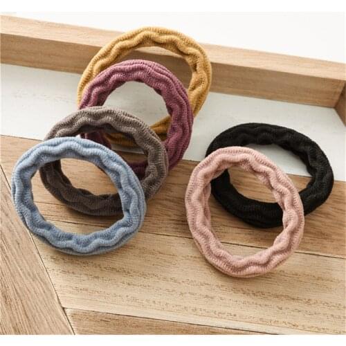 Ruoshui 10pcs Candy Colors Hair Ties For Woman Girls Soft Elastic Hairband Scrunchies Women Hair Accessories Rope Gum Headwear