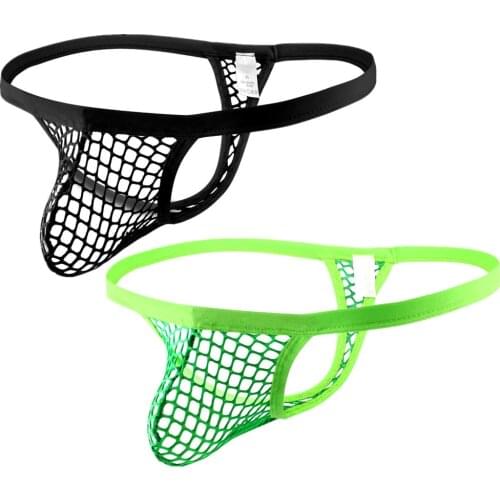 Sexy Gay Sex Underwear Hot Transparent Men Thongs Nightwear Lovers Jockstraps Erotic Man G-string Underwear Cock Pouch