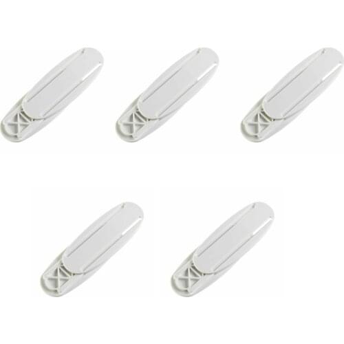 Plug Fixer Self-Adhesive Router Plug-In Line Board White 1PC Punch-Free Without Perforation Holder Wall Mounted Strong Traceless