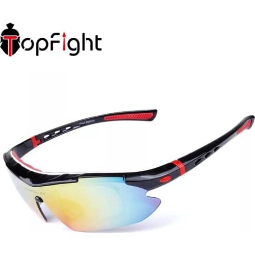 Topfight Original OBAOLAY 5Lens Cycling Glasses Pro Windproof and Sand Polarized Night Vision Cycling Glasses with Box Dropship