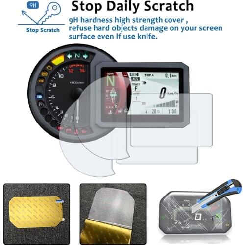 For KAWASAKI Versys1000 Versys 1000 SE Versys 1000SE 2018 2019 Motorcycle Cluster Scratch Protection Film Screen Protector