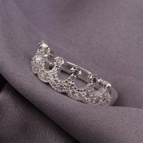 KN-R254 Hot Size 8# silver plated Finger Rings for women mens silver jewellery fashion jewelry fashion Rings Free shipping