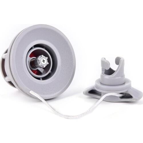 1pcs Double Seal Grey Air Valve For Inflatable Boat Raft Dinghy Kayak Canoe