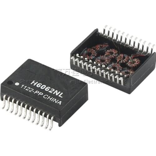 10pcs/lot H6062NL SOP24 Gigabit Ethernet network isolation filter transformer New original