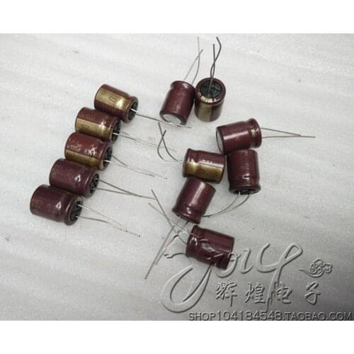 30PCS/50PCS Stock New Japan ELNA RJJ Series 63V100UF Gold Word Fever Audio Electrolytic Capacitor free shipping