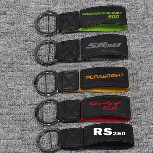 3D Key Holder Chain Collection Keychain For Aprilia RS250 GPR150 DORSODURO900 SRMAX 250 300 Pegaso 650 Motorcycle Key Ring
