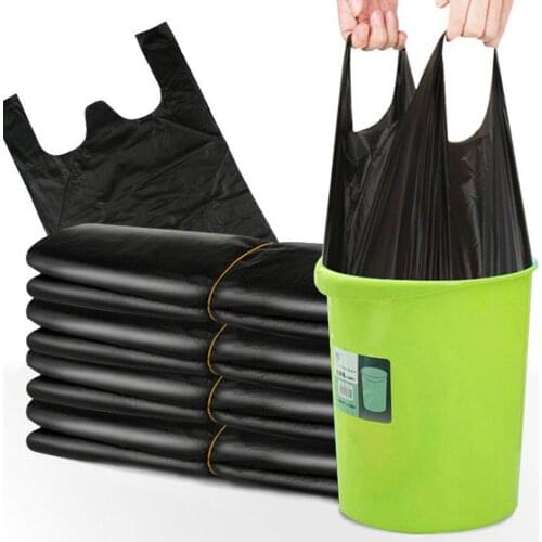 50/100PCS Large Garbage Bags Black Thicken Disposable Bag Plastic Trash Bag Waste