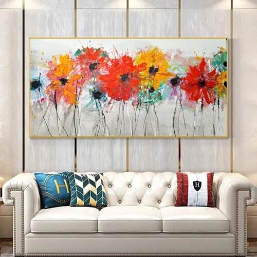 Colorful Flower 5d Diy Diamond Painting Daisy Wall Art For Living Room Home Decor Square Round Diamond Embroidery Cross Stitch