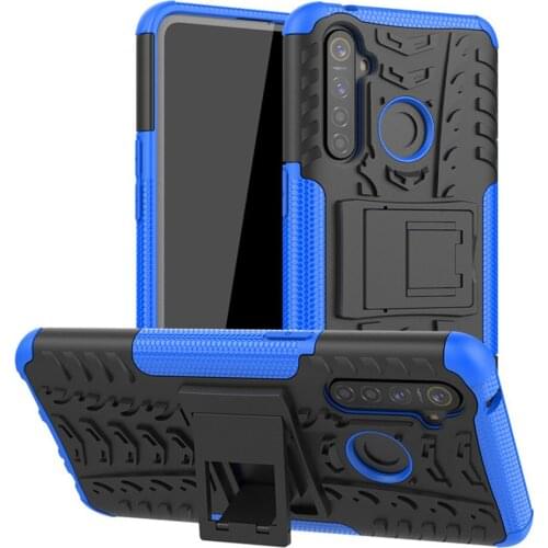 OPPO Realme 5 RMX1911 Case Realme5 Pro RMX1971 PC + TPU Cover Stand Armor Cover For Oppo Realme 5Pro Realme5 Phone Cases