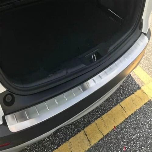 For Honda CR-V CRV 2017 Stainless Steel Externerl Rear Bumper Tail Gate Scuff Plate Doorsill Threshold Pedal Trim Car Styling