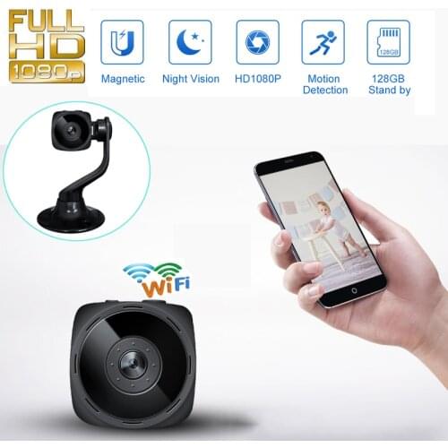 Mini WiFi spy Camera Remote Control Camcorder Micro Home Security Camera System Wireless Video Recorder microcamera spy Cam IP