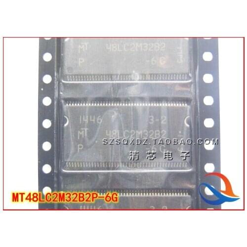 50Pcs MT48LC2M32B2P-6G New