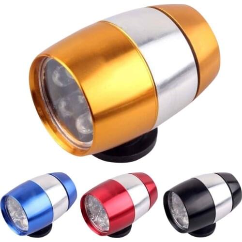 Hot Mini 360 Degree Adjustment Bicycle Light Warning Light 6LED Beer Headlight Taillight Riding Equipment High Brightness Lamp