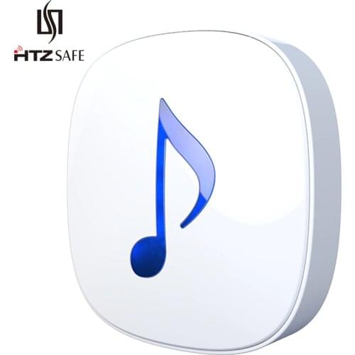 HTZSAFE Extra Wireless Plug-in Receiver - 35 Melodies & 4 Volume Levels - Expandable Up To 32 Sensors