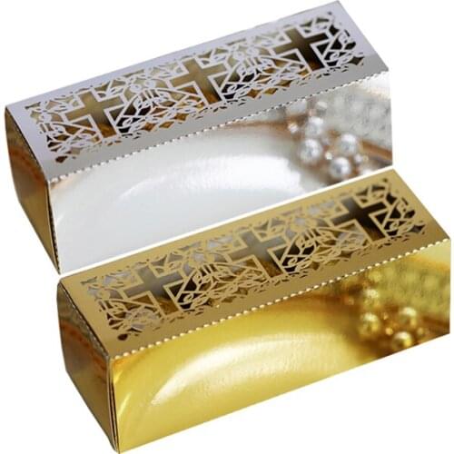 10/50/100pcs Cross Laser Cut Candy Box Wedding Favor Gift Boxes DIY Chocolate Box Birthday Christmas Party Wedding Decoration
