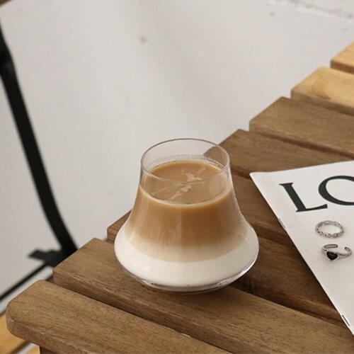Nordic style 310ML Round Coffee Cup Glass For Coffee Latte Whisky Wine Glasses Beer Mug Drinkware Bar Accessories