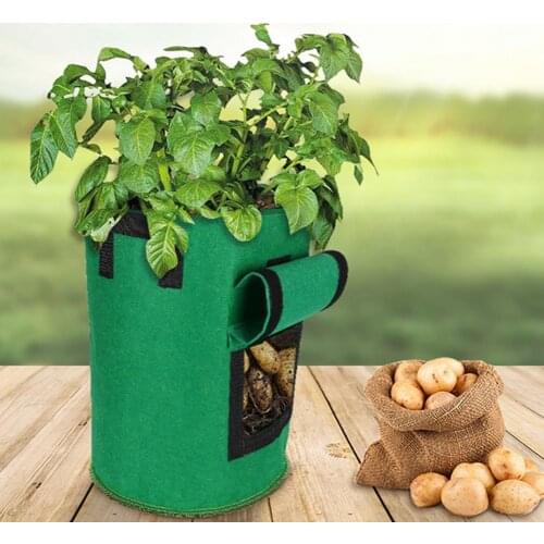 Planting Bag Practical Tough Anti-aging Potato Plant Growth Bag Vegetable Cultivation Pots for Outdoor Garden Accessories