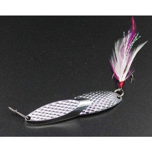 1Pcs metal Spoon Fishing lure 18g Metal lures Wobbler Bass Fishing Tackle Spinner Fish Bait