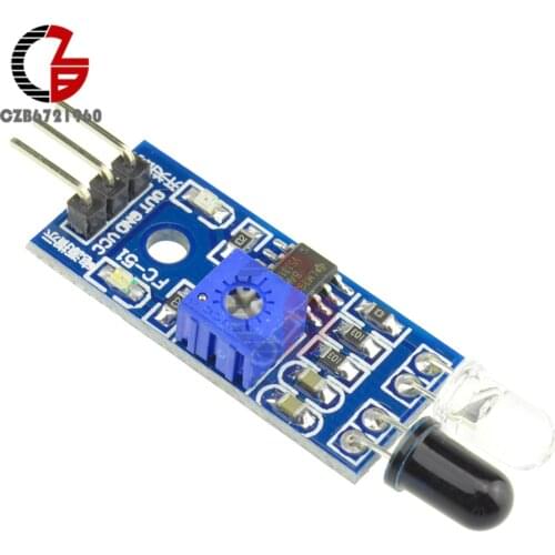 Infrared Tracking Sensor Module IR Trace Track Detector Signal Indicator Highly Sensitive Resistor for Smart Tracking Car Robot