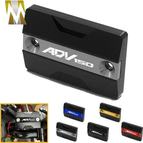 Motorcycle CNC Aluminum Parts Front Brake Fluid Reservoir Cap Cover For HONDA ADV 150 ADV150 2019 2020 Master Cylinder Protector
