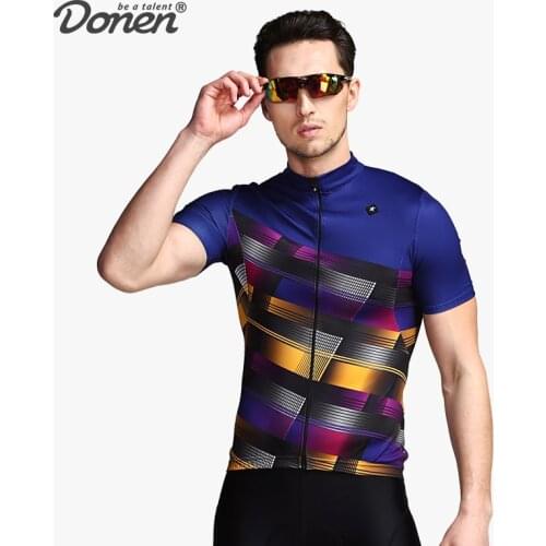 DONEN 2017 Pro mens cycling clothing Quick-dry breathable Short Sleeve cycling jersey ropa ciclismo bike clothes clothing shirt