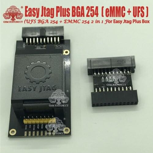 Newest ORIGINAL Easy-Jtag Plus UFS BGA-254 Socket / EMMC 254(EMMC +UFS 2 IN 1) Adapter for EASY JTAG PLUS BOX work