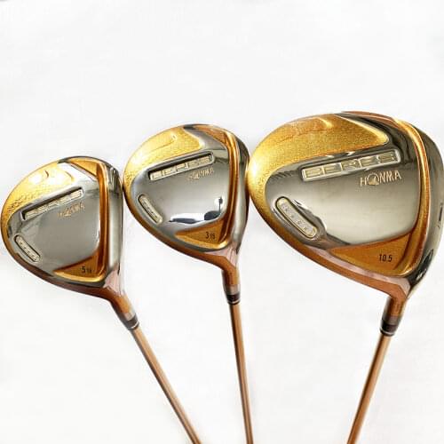 New mens Golf wood set HONMA Beres S-07 4 star clubs wood driver+fairway wood with Graphite Golf shaft headcover R S SR flex