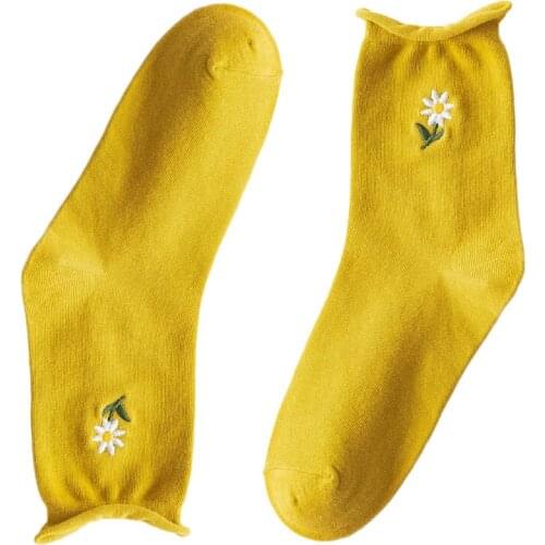 New Sporting Socks YZ-S-ZZ-0022 2021 Web celebrity autumn winter lovely little Daisy in cotton socks