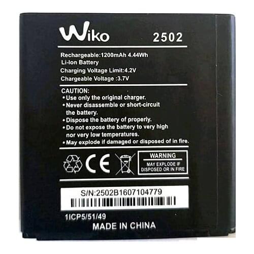 New 2502 Battery Replacement For Wiko 2502 SUNNY Mobile Phone battery Batteries