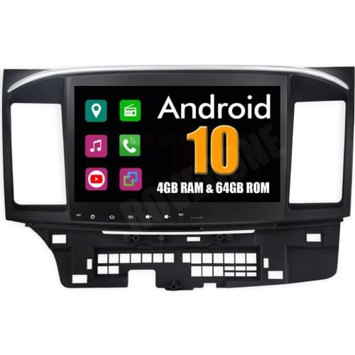 Octa Core Pure Android 10 for Mitsubishi Lancer 10 EVO GaLant Fortis Ispira X Auto Radio Stereo GPS Navigation Headunit Player